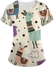 Load image into Gallery viewer, Women&#39;s Animal Print Top Short Sleeve
