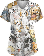 Load image into Gallery viewer, Women&#39;s Animal Print Top Short Sleeve
