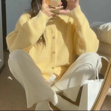 Load image into Gallery viewer, Women&#39;s Lazy Style Knitted Sweater Cardigan
