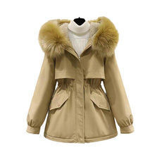 Load image into Gallery viewer, Women&#39;s Mid-Length WinterJacket Coat
