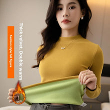 Load image into Gallery viewer, Women&#39;s half turtleneck bottoming shirt
