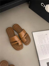 Load image into Gallery viewer, Women&#39;s Slim Toe Slides Slip-on Sandals
