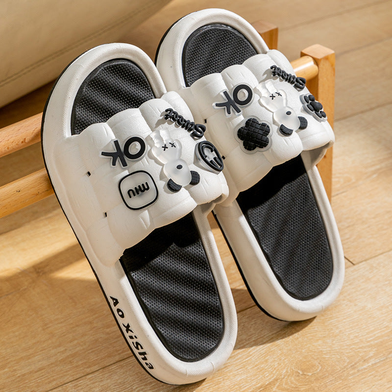 Cartoon Dormitory Bath Cute Slippers