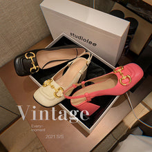 Load image into Gallery viewer, Women&#39;s Horsebit Buckle Fashionable Sandals
