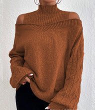 Load image into Gallery viewer, Women&#39;s shoulder half high collar
