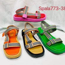 Load image into Gallery viewer, Women&#39;s Woven Belt Sports Velcro Beach Sandals
