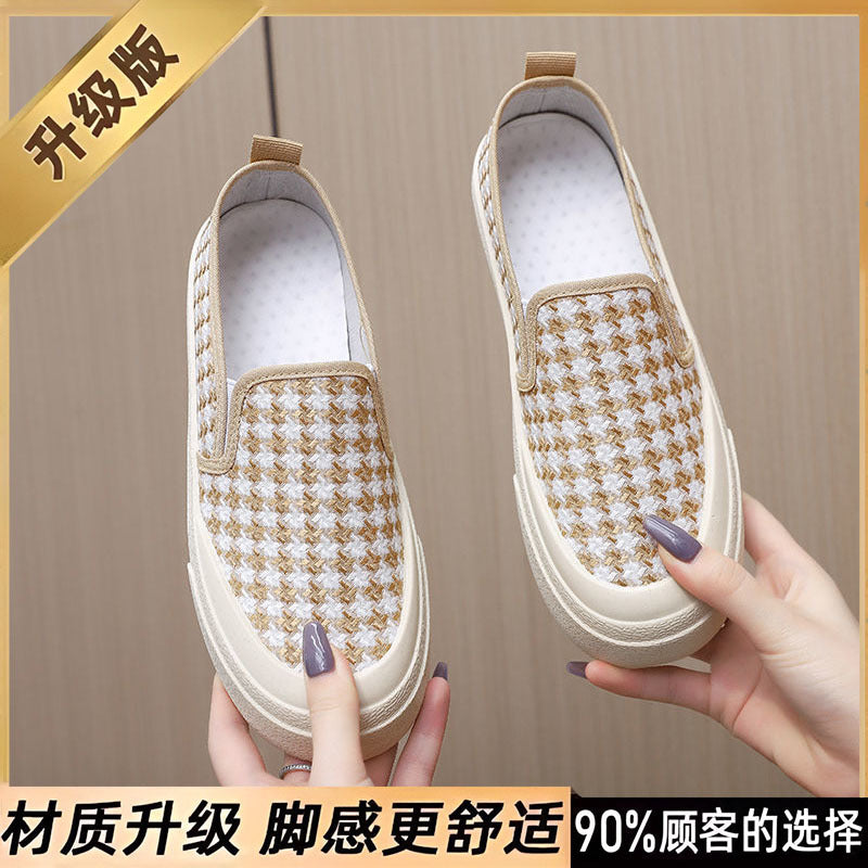 Women's slip-on canvas shoes