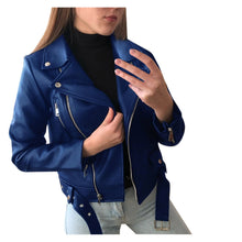 Load image into Gallery viewer, Ladies leather coat
