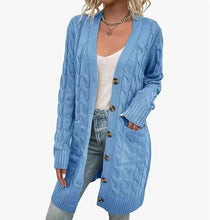 Load image into Gallery viewer, Women&#39;s outerwear cardigan sweater jacket
