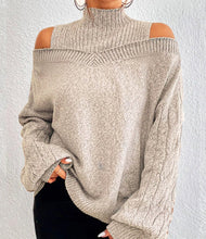 Load image into Gallery viewer, Women&#39;s shoulder half high collar
