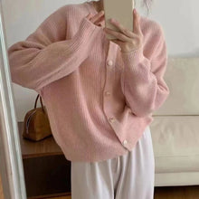 Load image into Gallery viewer, Women&#39;s Lazy Style Knitted Sweater Cardigan
