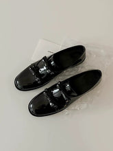 Load image into Gallery viewer, Vintage Genuine Leather Double Bow Small Leather Shoes
