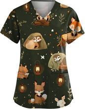 Load image into Gallery viewer, Women&#39;s Animal Print Top Short Sleeve
