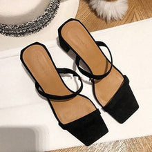 Load image into Gallery viewer, Women&#39;s middle heel sandals
