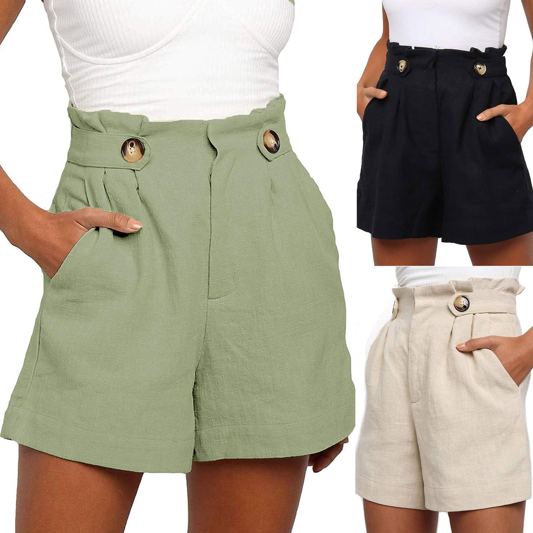 Ladies High Waist Short Pants