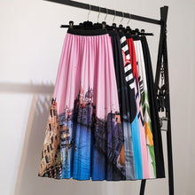 Load image into Gallery viewer, New Skirt Women&#39;s Printed Pleated Skirt
