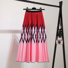 Load image into Gallery viewer, New Skirt Women&#39;s Printed Pleated Skirt

