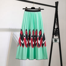 Load image into Gallery viewer, New Skirt Women&#39;s Printed Pleated Skirt
