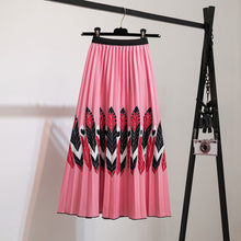 Load image into Gallery viewer, New Skirt Women&#39;s Printed Pleated Skirt
