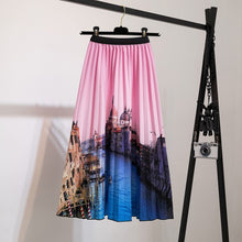 Load image into Gallery viewer, New Skirt Women&#39;s Printed Pleated Skirt
