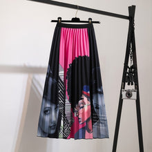 Load image into Gallery viewer, New Skirt Women&#39;s Printed Pleated Skirt
