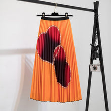 Load image into Gallery viewer, New Skirt Women&#39;s Printed Pleated Skirt
