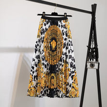 Load image into Gallery viewer, New Skirt Women&#39;s Printed Pleated Skirt
