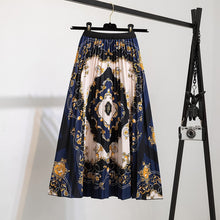 Load image into Gallery viewer, New Skirt Women&#39;s Printed Pleated Skirt
