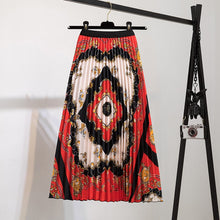 Load image into Gallery viewer, New Skirt Women&#39;s Printed Pleated Skirt
