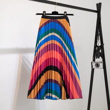 Load image into Gallery viewer, New Skirt Women&#39;s Printed Pleated Skirt
